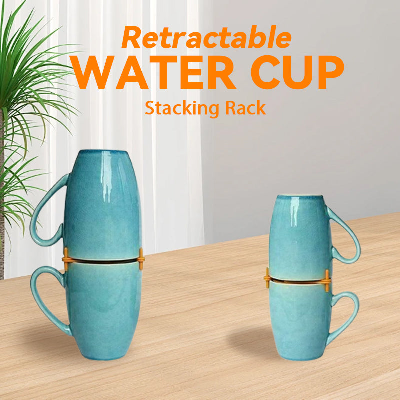Retractable Water Cup Stacking Rack