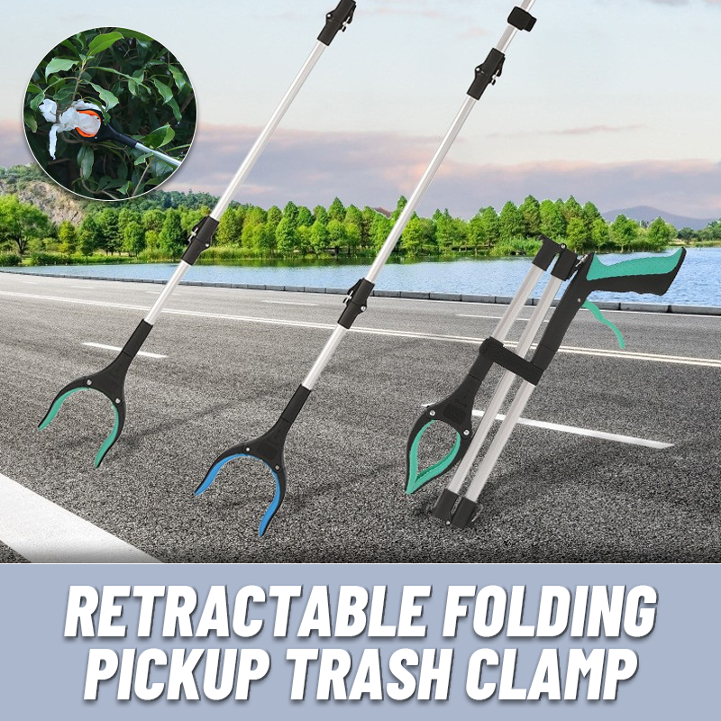 Retractable Folding Pickup Trash Clamp