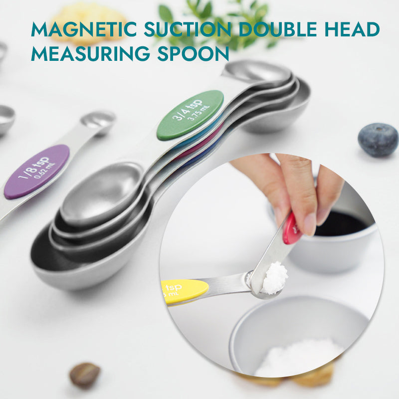 Magnetic Double-ended Measuring Spoon Set Of 8
