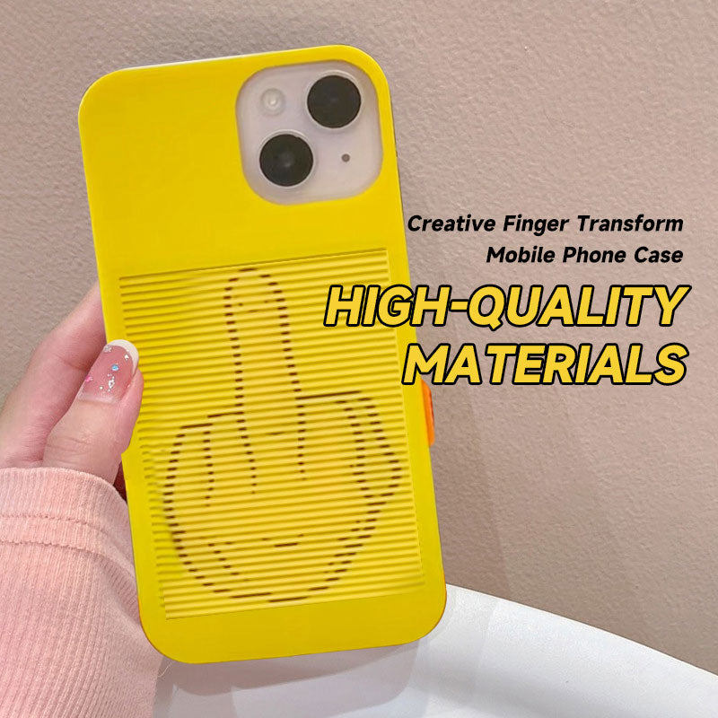 🔥Creative Finger Transform Mobile Phone Case