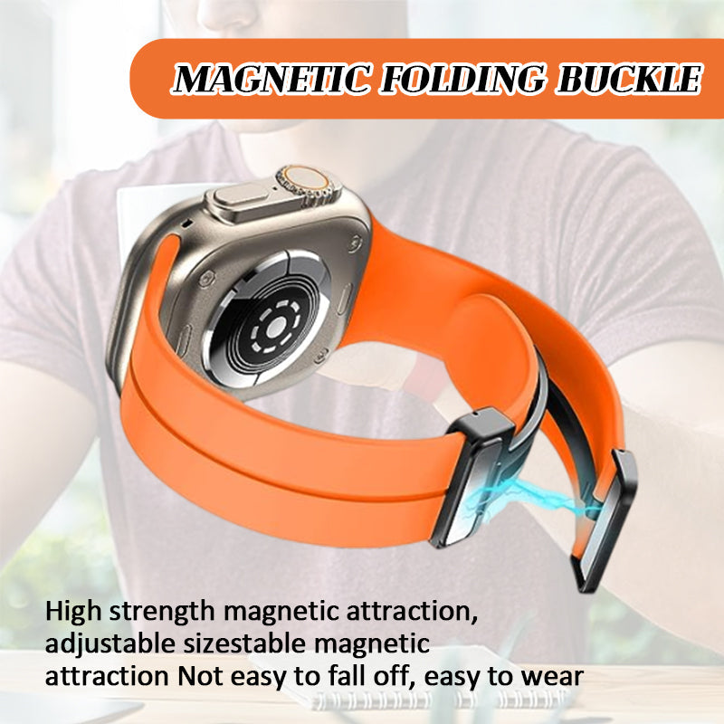 🔥Easter Activities🔥Silicone Magnetic Folding Band For Watch