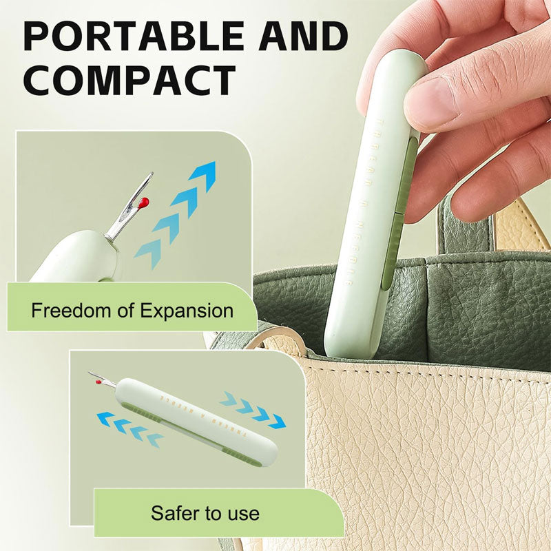 2-In-1 Multifunctional Needle Threader And Seam Remover