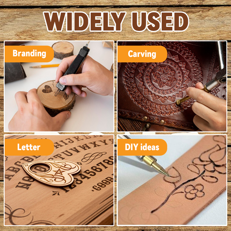 🔥 Hot SALE🔥26 Letters Copper Mold —DIY Wood Burning/Carving Set