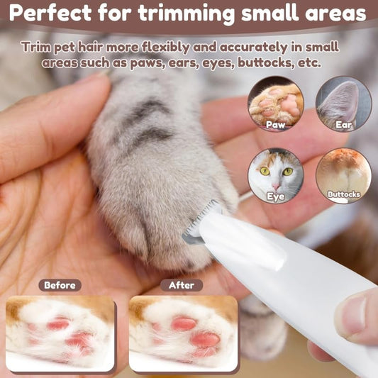 Pets Hair trimmer with led light