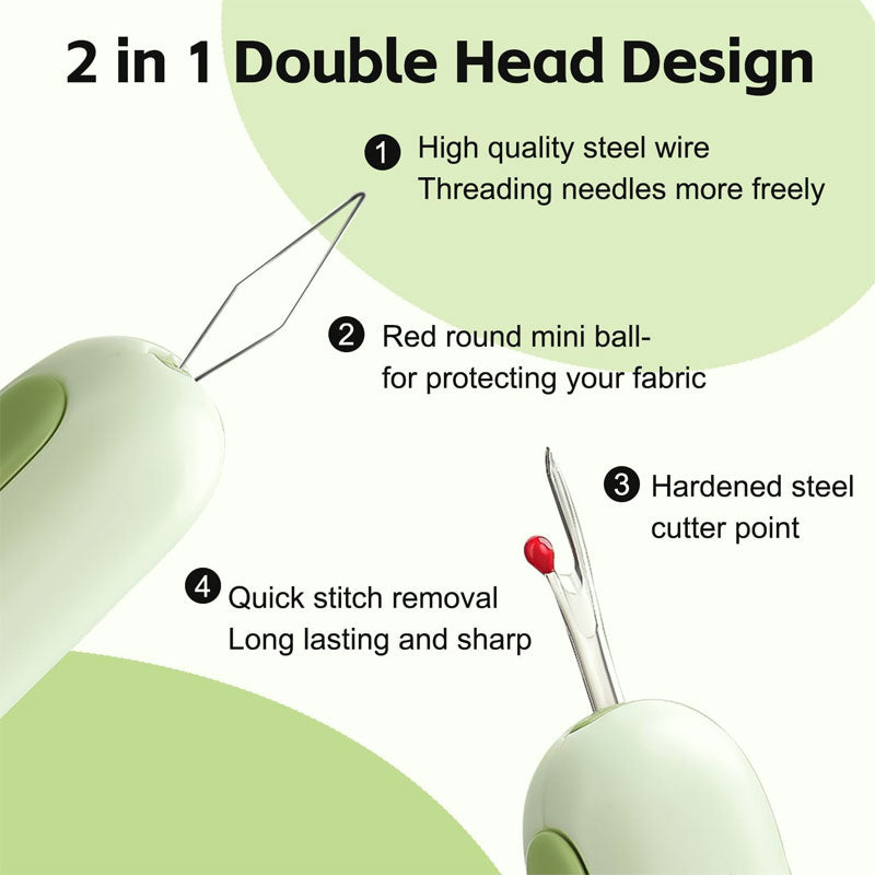 2-In-1 Multifunctional Needle Threader And Seam Remover