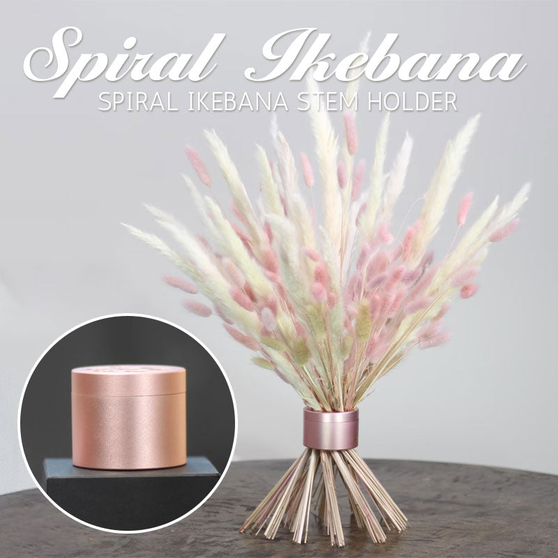 Rose Gold - Spiral Ikebana Stem Holder