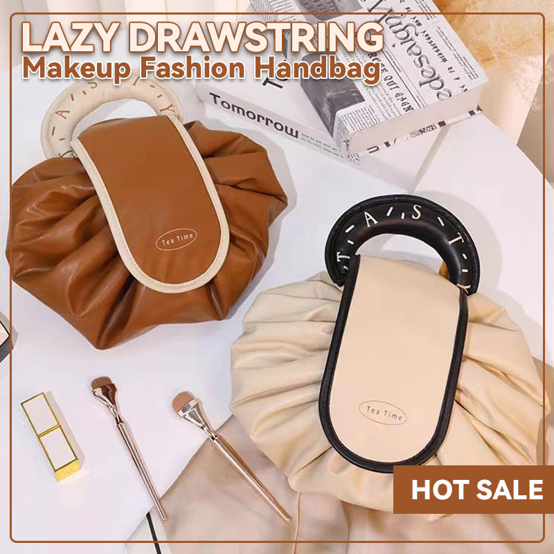 🔥Hot Sale🔥Lazy Drawstring Makeup Fashion Handbag