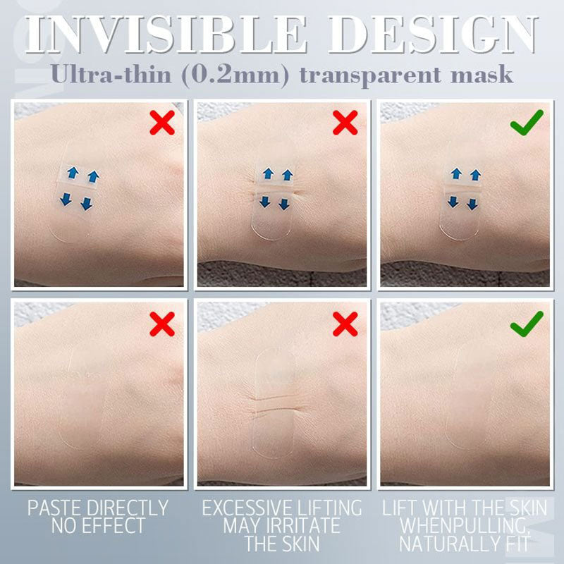 Invisible and Instant Face Lift Tape