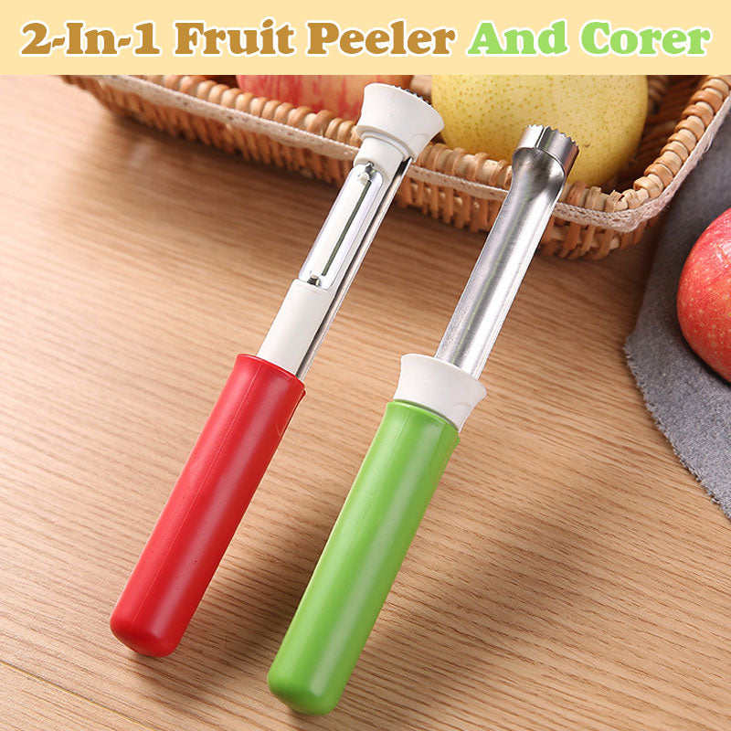 2-In-1 Fruit Peeler And Corer