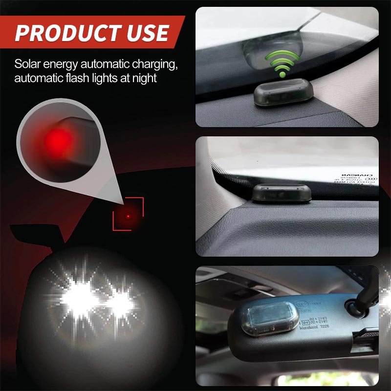🔥 Hot SALE🔥Solar Anti-theft Anti-theft Light in the Car