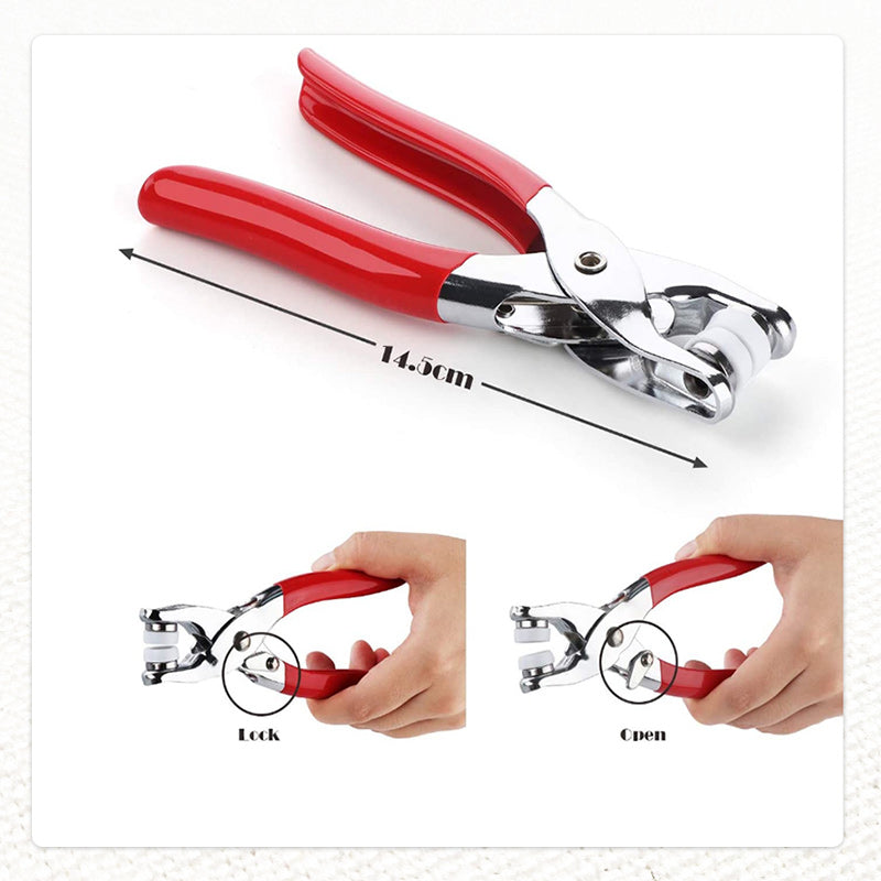 9.5MM Five-claw Button + Hand Press Pliers Set