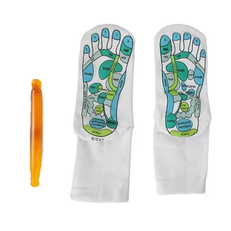 Acupoint Map Foot Massage Socks