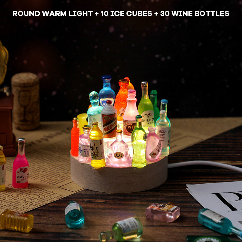 🔥Hot Sale🔥Mini Wine Bottle Night Light Diy