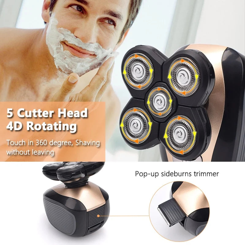 Multifunctional Five-Blade Shaver